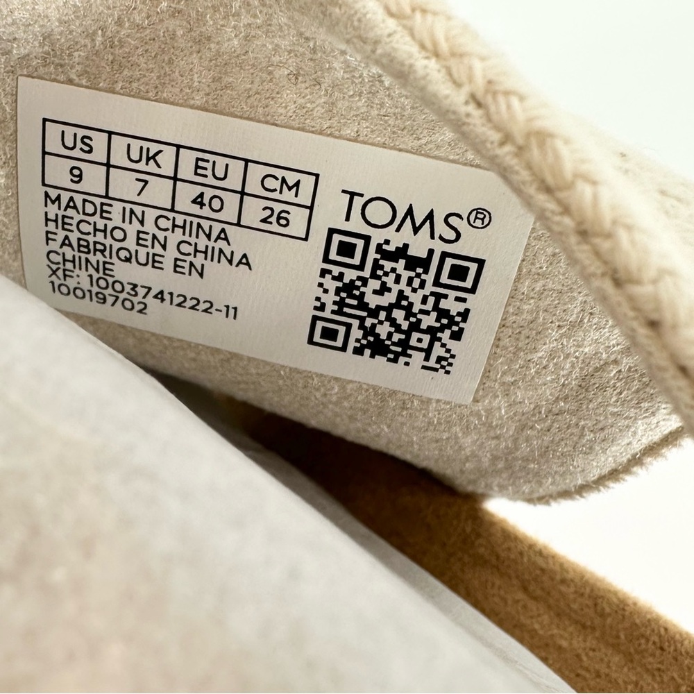 Tom’s Majorca Rope Platform Sandal Natural Basket Weave - Picture 7 of 13